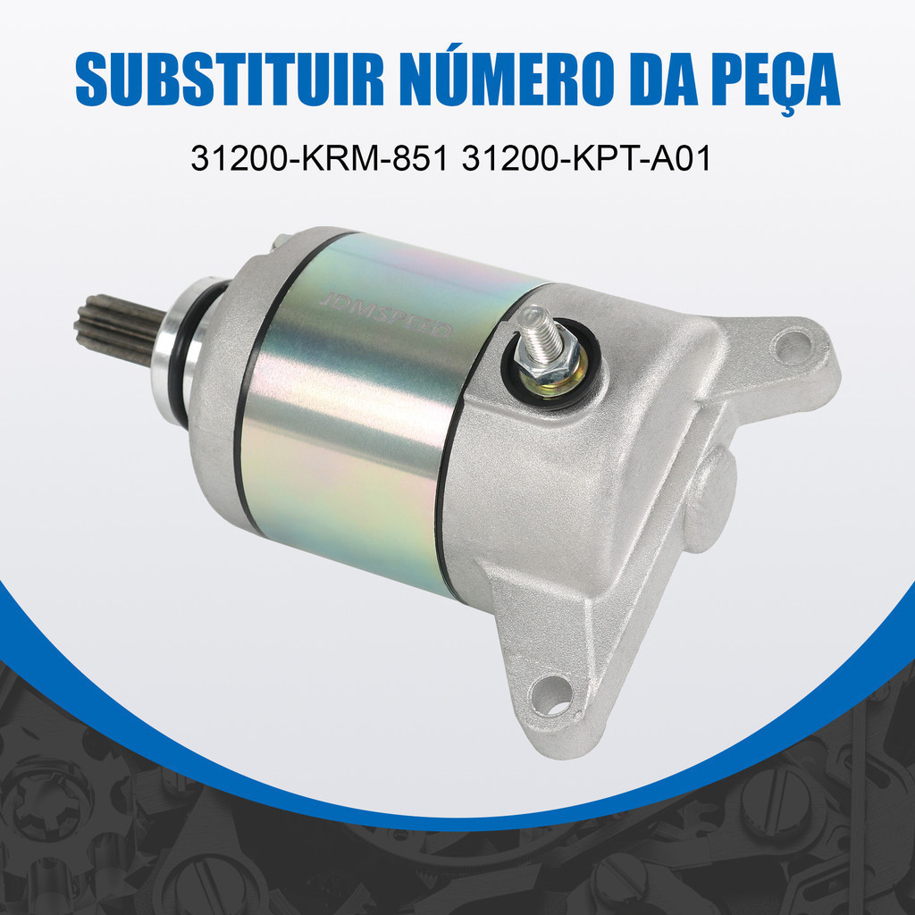 Motor Arranque Partida Titan 150 Mix Fan 150 nxr 150 Bros todas cg · foto 2