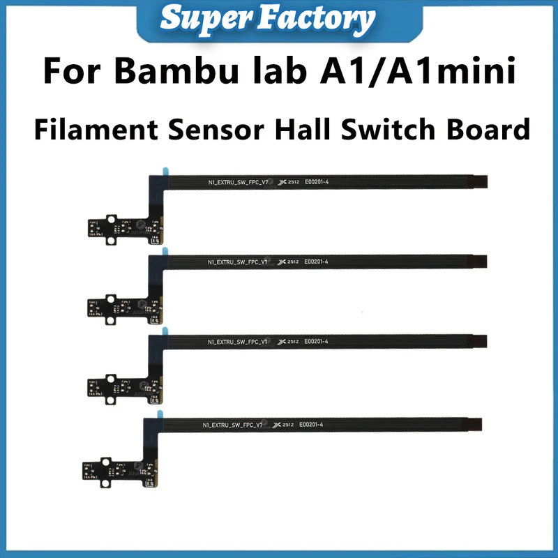 Placa de Sensor de Filamento Hall para Extrusora de Impressora 3D Bambu Lab A1/A1mini, Acessórios para Impressoras 3D da
