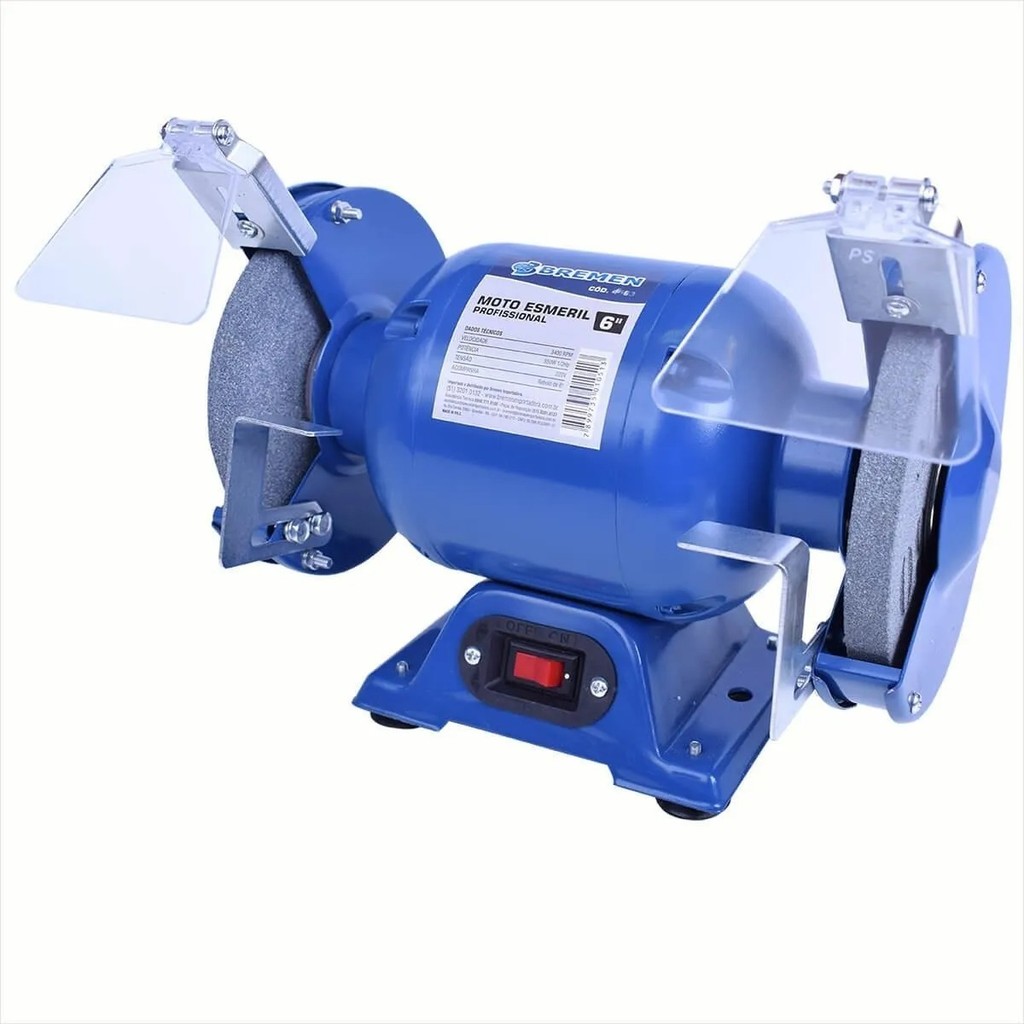 Moto Esmeril de Bancada 150mm 6" 350W 220V Bremen