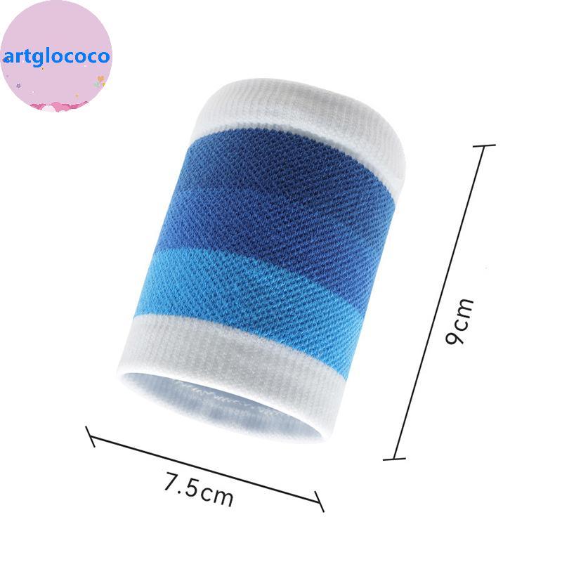 Artglococo 1 Pçs Toalha Esportes Pulseiras Tênis Suor Bandas Guarda De Pulso Para Basquete Vôlei Padel Fitness Sweatband