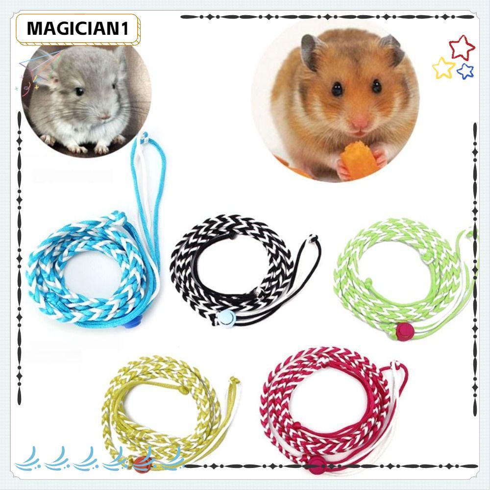 Coleira De Hamster Mágico Para Animais De Estimação , Trela Ajustável De Nylon Gaiola De Coelho De 1.4 M , Rato