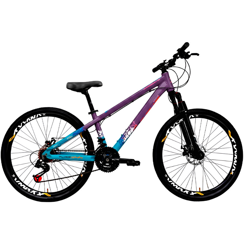 Bicicleta Vikingx Tuff X-44 Bike Aro 26 Freio A Disco 21v Varias Cores