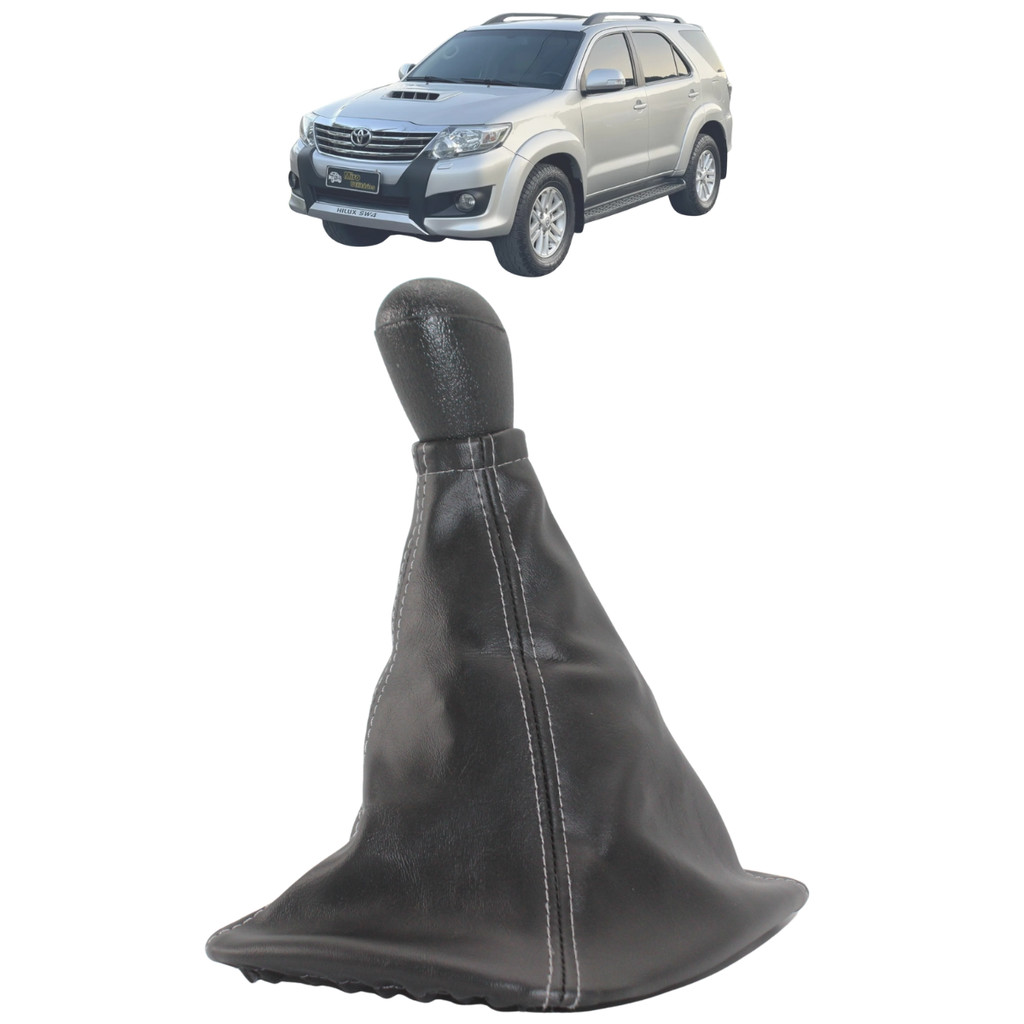 Coifa Manopla Câmbio Reduzida Hilux Sw4 2006 07 08 09 10 a 2015 C/base