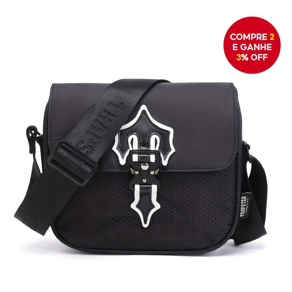 Trapstar Street Sports Style Ombro Messenger Bolsa Hip Hop Impermeável Oxford Bolsa de Viagem