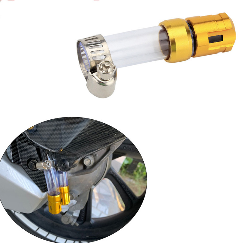 Tubo De Drenagem De Filtro De Ar CNC Para Motocicleta Respiro De Óleo Com Braçadeira De Mangueira Liga De Alumínio Tampa