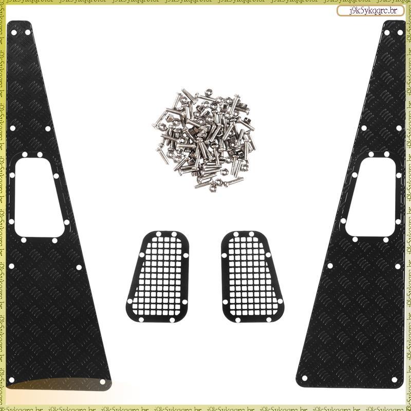 [Leqn] Grade De Admissão De Placa Antiderrapante De Metal Para-4 TRX4 1/10 RC Crawler Upgrade Parts Acessórios
