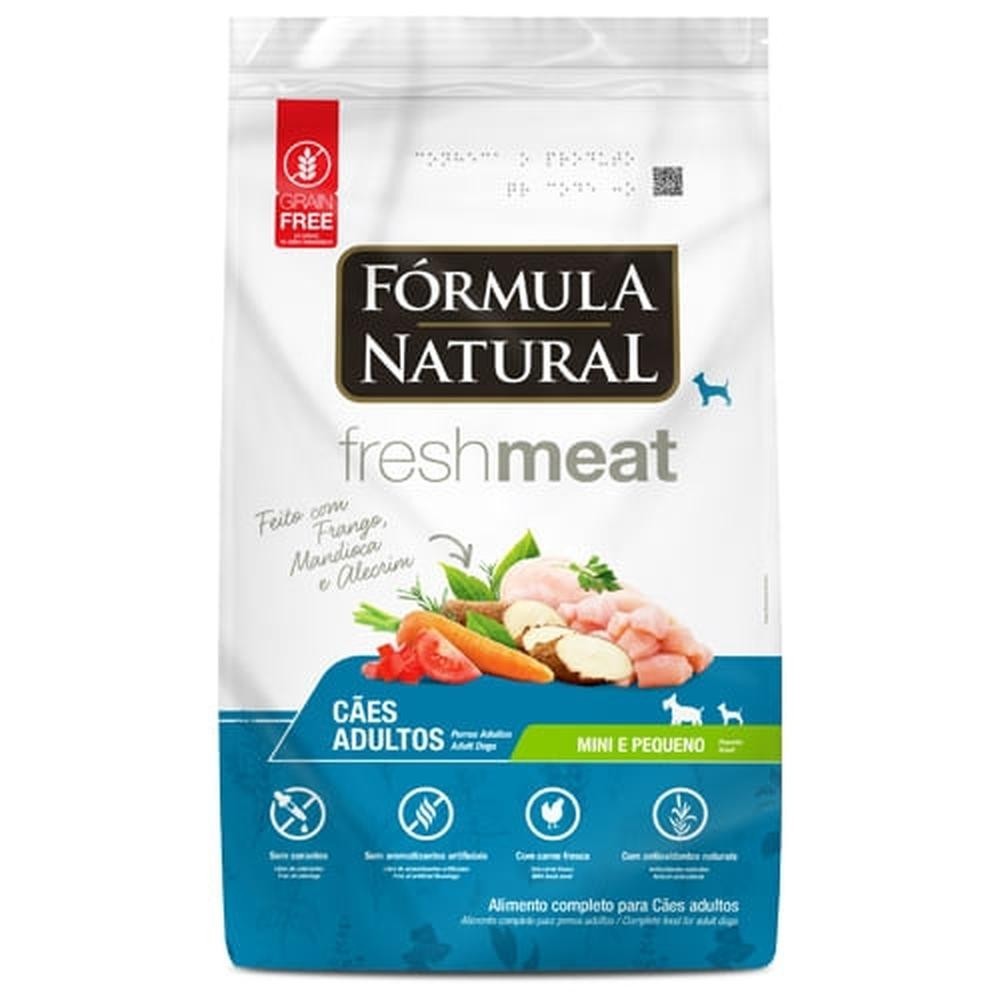 Ração 1kg Fórmula Natural Fresh Meat Cães Adultos Porte Mini e Pequeno Frango