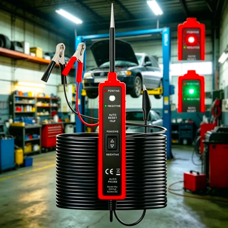 6V-24V DC Multifuncional Auto Testador Elétrico Polaridade Circuito Continuidade Componente Teste Ferramenta De Diagnóst