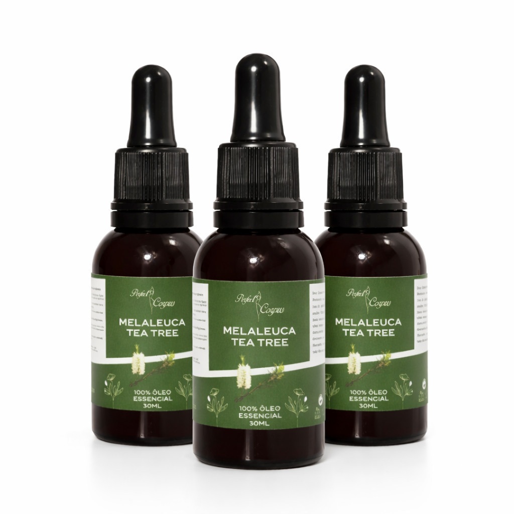 Óleo Essencial De Melaleuca 100% Puro 30ml Contra Micose Acne
