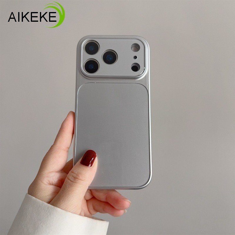 Capa De Telefone Prateada Minimalista Para Samsung Galaxy A07 M07 F07 A06 M06 F06 A05S M05 A04S A04E M04 F04 A03 Core A0