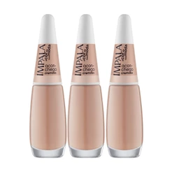 Kit 3 Esmalte Impala A Cor Da Moda Unha Aconchego Cremoso