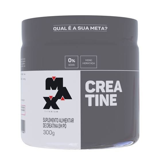 Creatina Max Titanium 300g - 100% pura