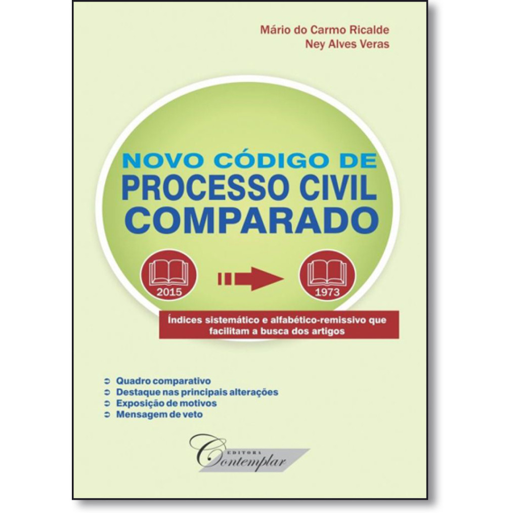 Novo Código de Processo Civil Comparado
