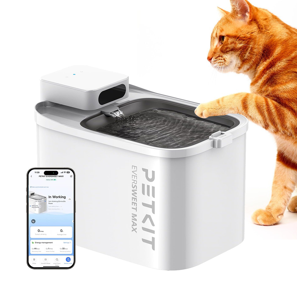 PETKIT EVERSWEET MAX Fonte De Água Sem Fio Para Animais De Estimação Gatos De 3L em Oferta na Shopee