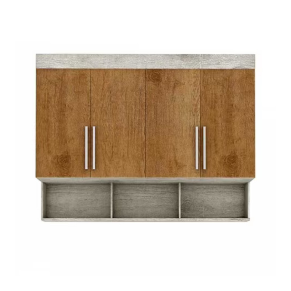 Modulo J&A Georgia Armário Aéreo 1,47m Avelã / Jequitibá