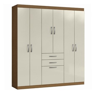 Guarda Roupas Casal 7 Portas 2 Gavetas Lisboa Aramóveis