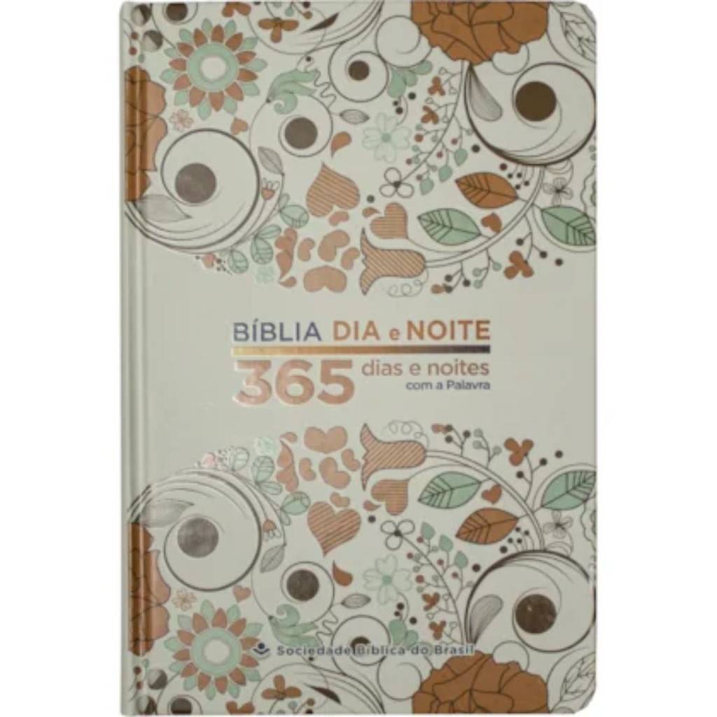 Bíblia 365 | Devocionais 365 dias e noites com a Palavra de Deus | Capa Dura Ilustrada Amor
