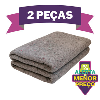 Kit 2 Cobertores Manta Casal Doação Popular Grosso 1,60m x 1,90m Cobertor Calorim em Oferta na Shopee