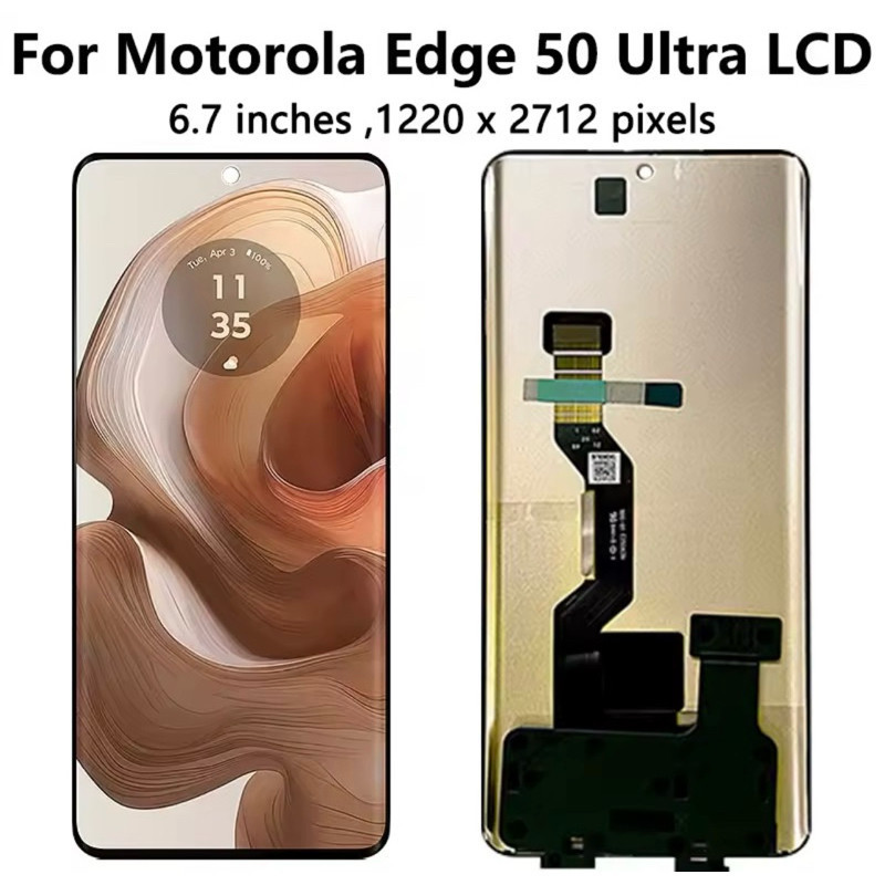 Tela Lcd Original Para Motorola Edge 50 Ultra / X 50 Ultra Pronto Entrega + Pelí