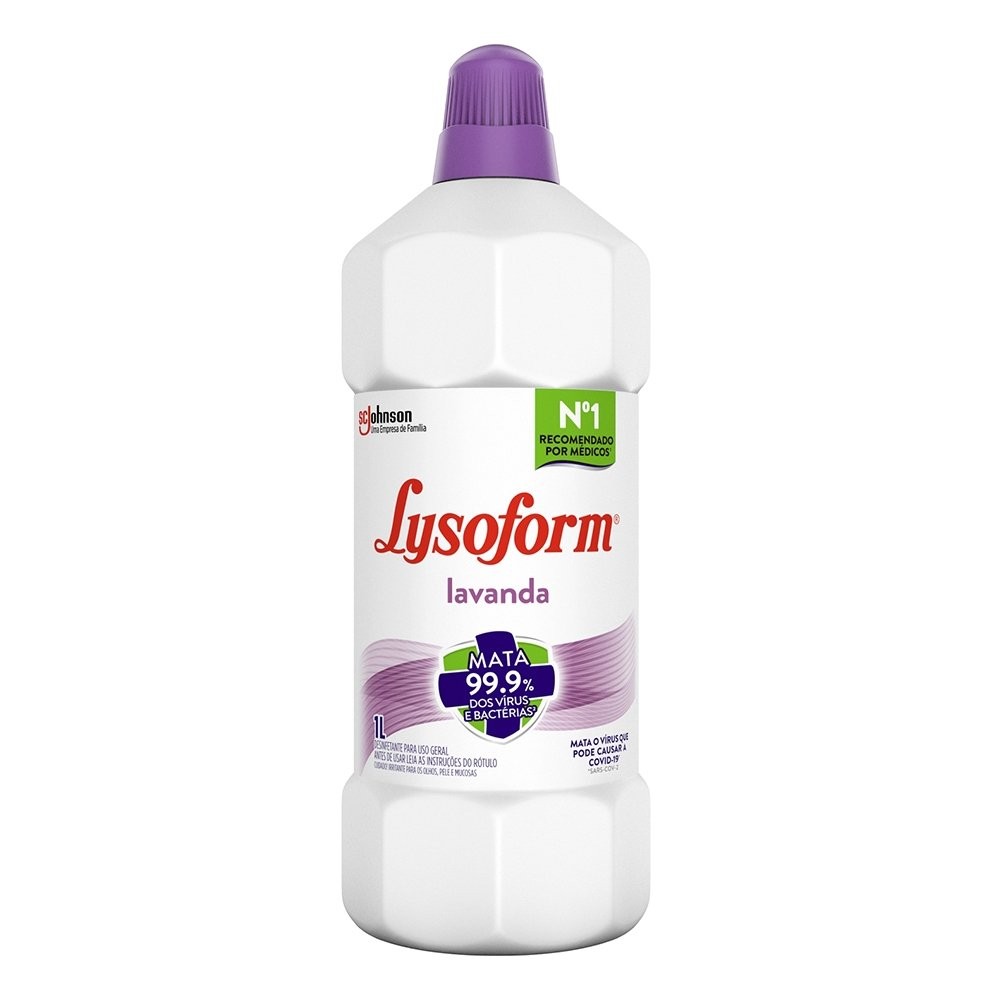 Desinfetante Líquido Lysoform Lavanda 1L em Oferta na Shopee