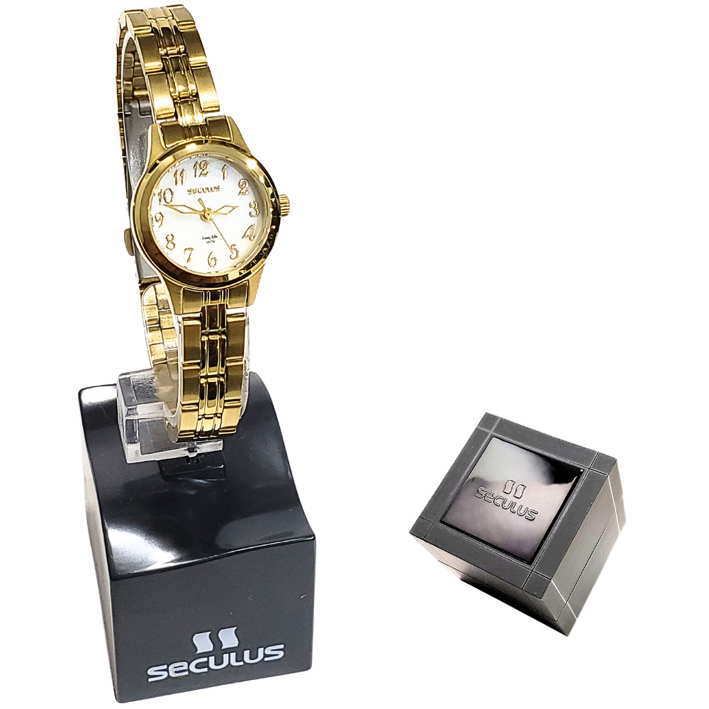 Relógio Seculus Feminino Analógico Madrepérola Mini 44196LPSVDA2 em Oferta na Shopee