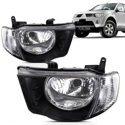 Par Farol L200 Triton 2008 2009 2010 2011 2012 2013 2014 2015 2016 Pisca Cristal
