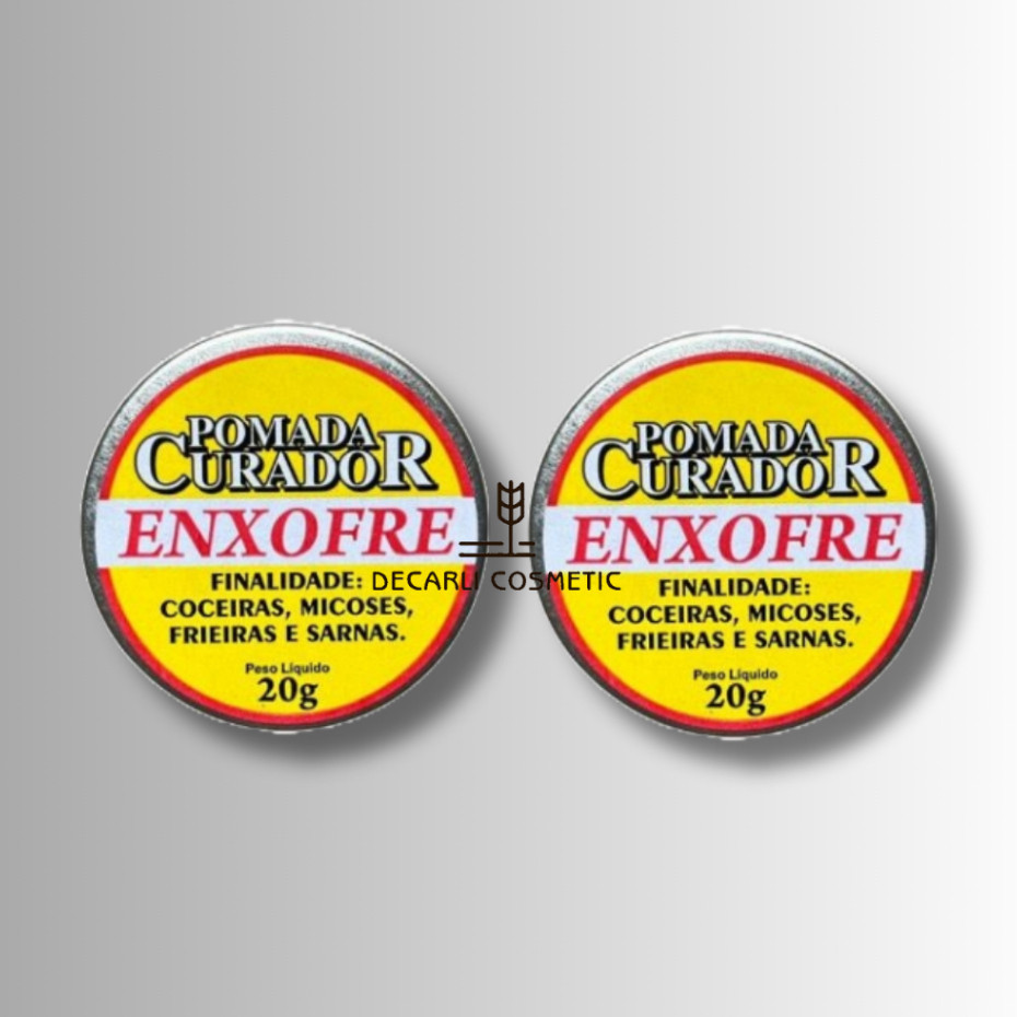 2 UN Pomada enxofre curador 20g