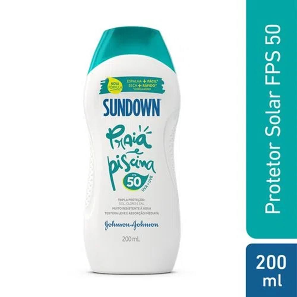 PROTETOR SOLAR SUNDOWN FPS50 LOÇÃO ECONÔMICA 200ML