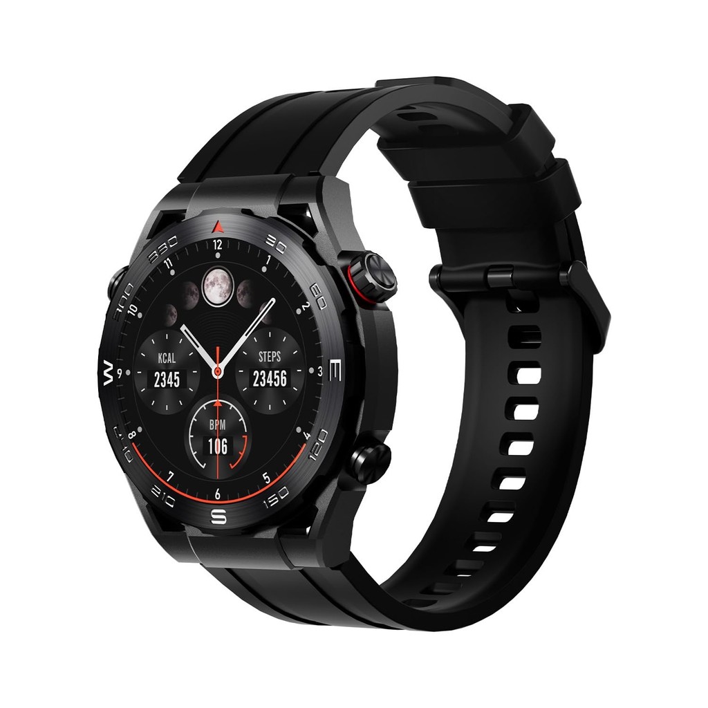 Smartwatch Relógio De Pulso Relógio Smart Para Academia Bazike W77 Pró Max Preto