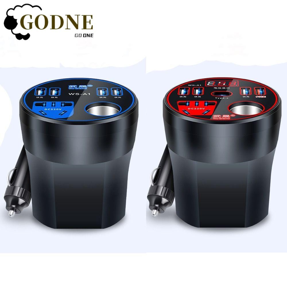 Inversor De Carro GODNESSFO , Carregador USB/Tipo C 12V/24V Para 220V Adaptador De Energia , Soquete Conversor De Carreg