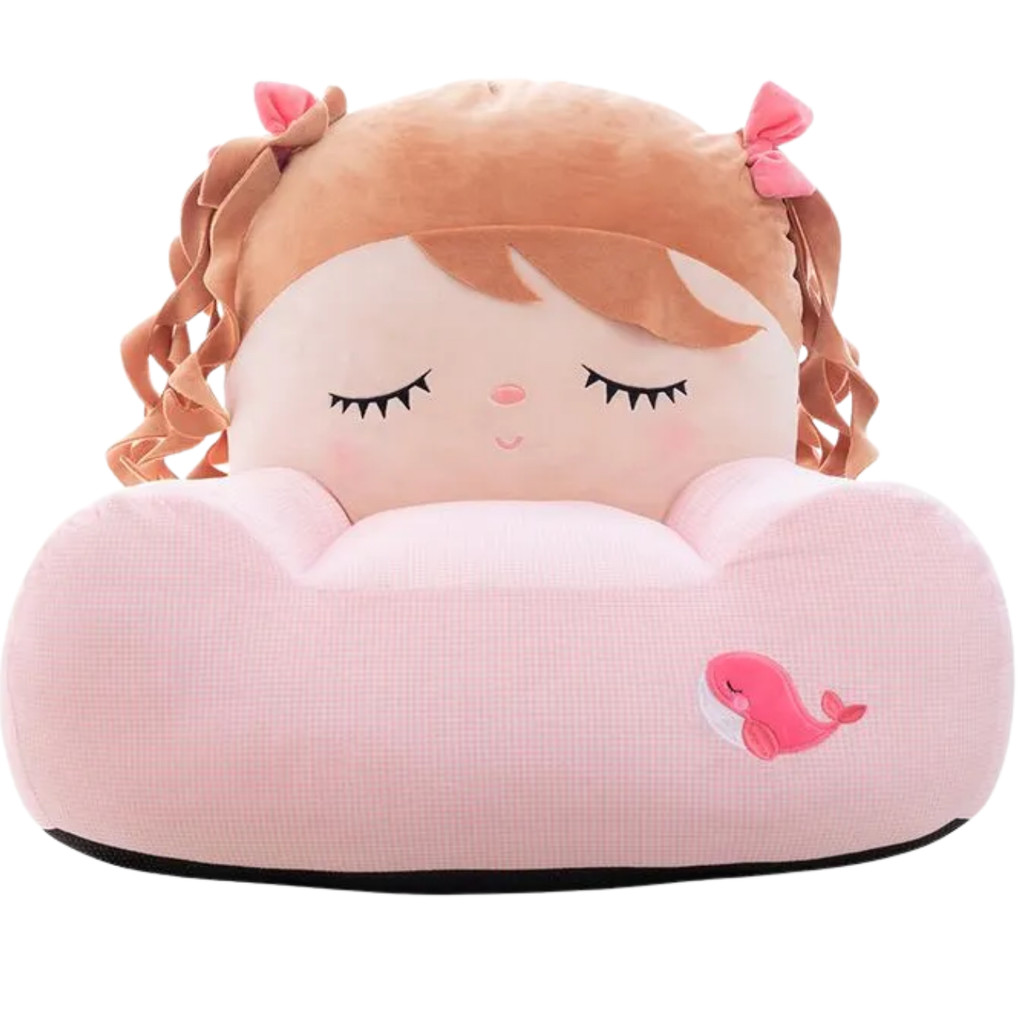 Mini Sofá Infantil Metoo Poltrona Macia Pelúcia Soft Premium Conforto Decoração Quarto Decoração
