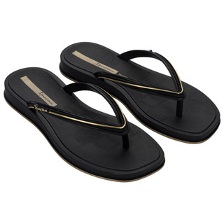 Chinelo Ipanema Glow Ipanema Preto Dedo Preto Feminino Macia Leve 