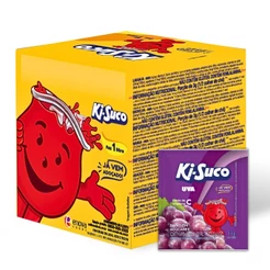 Caixa 15un Refresco Em Pó 15G Uva Ki-Suco ( Para 1L)