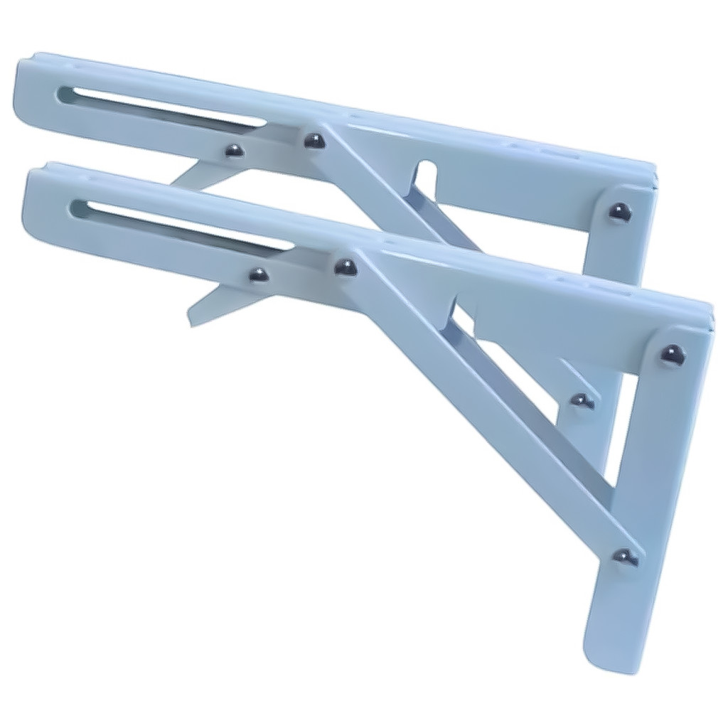 Cantoneira Reforçada Suporte para Bancada Mesa Retrátil 50cm Idea ID-0315C Articulado Retrátil