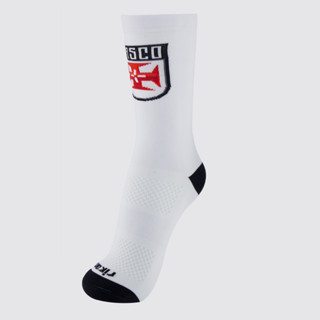 Meia Vasco Performance Cruz de Malta Branca e Preta em Oferta na Shopee