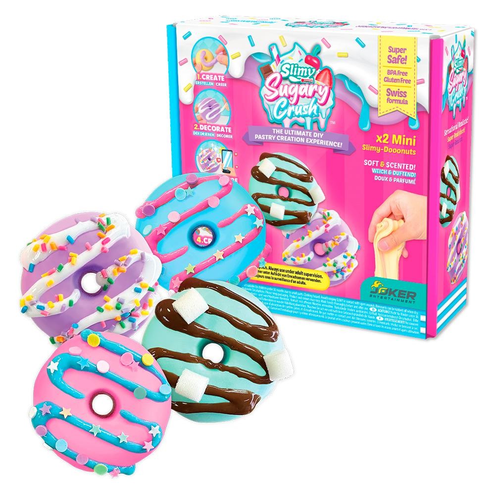 Kit Slime de Donut Slimy Sugary Crush Mini em Oferta na Shopee
