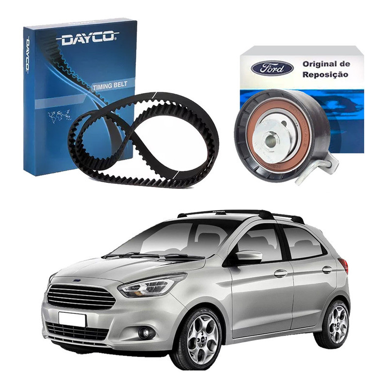 Kit Correia Dentada Tensor, New Ka 1.5 2014 A 2017 em Oferta na Shopee