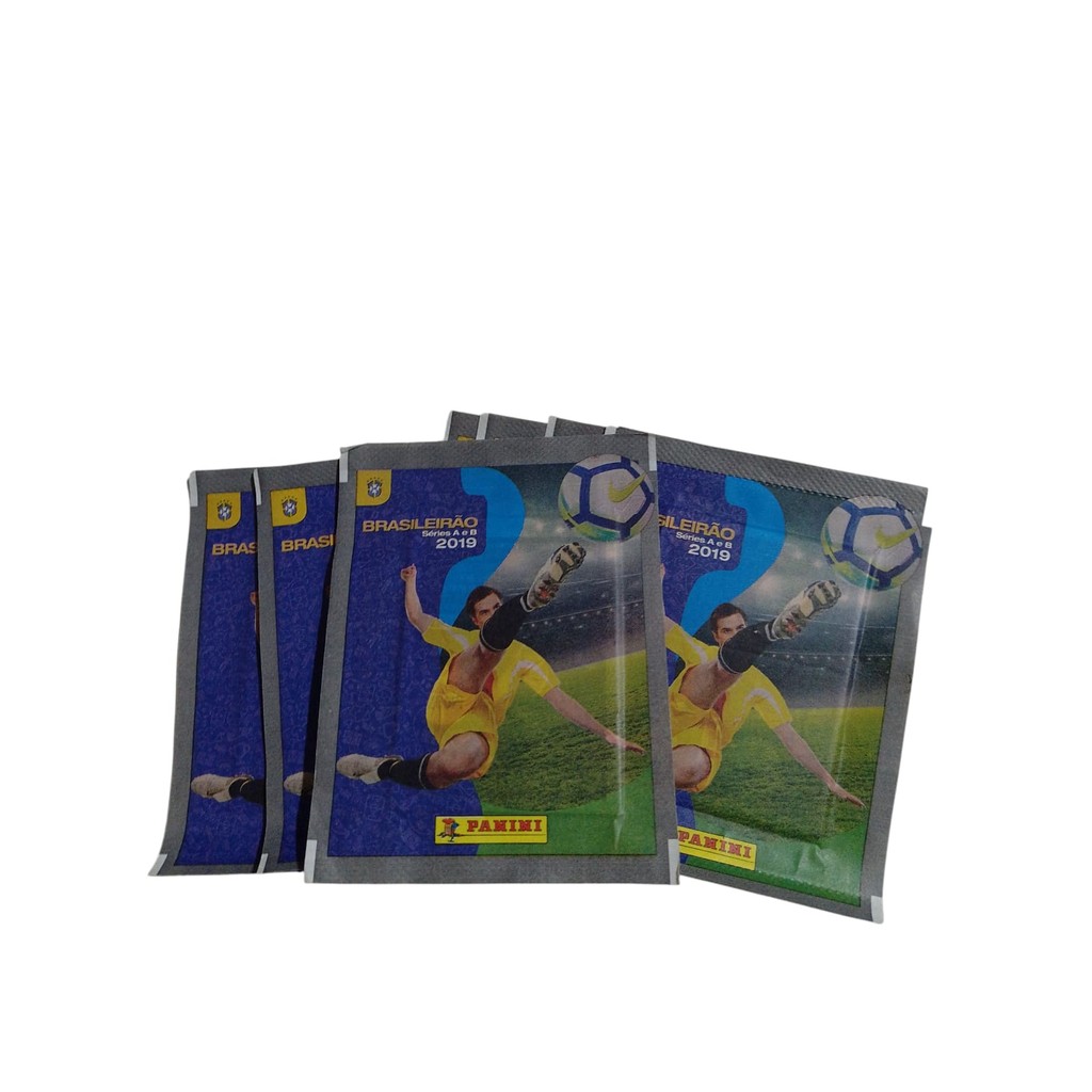 Kit 50 Figurinhas Campeonato Brasileiro 2019 - 10 envelopes lacrados Panini