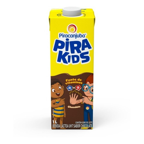 Bebida Lactea Chocolate Pirakids 1L
