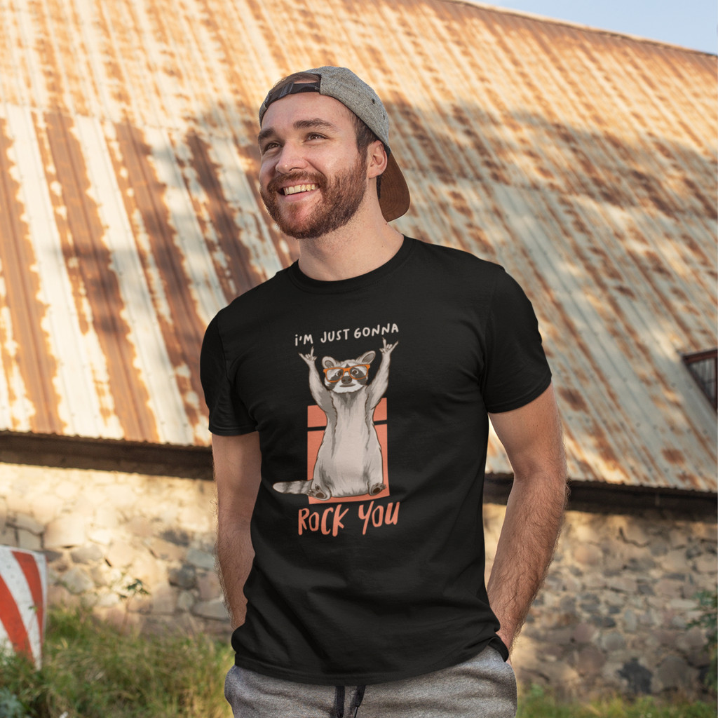 Camiseta Algodão Lêmure Doidão Rock And Roll Dark Dtf
