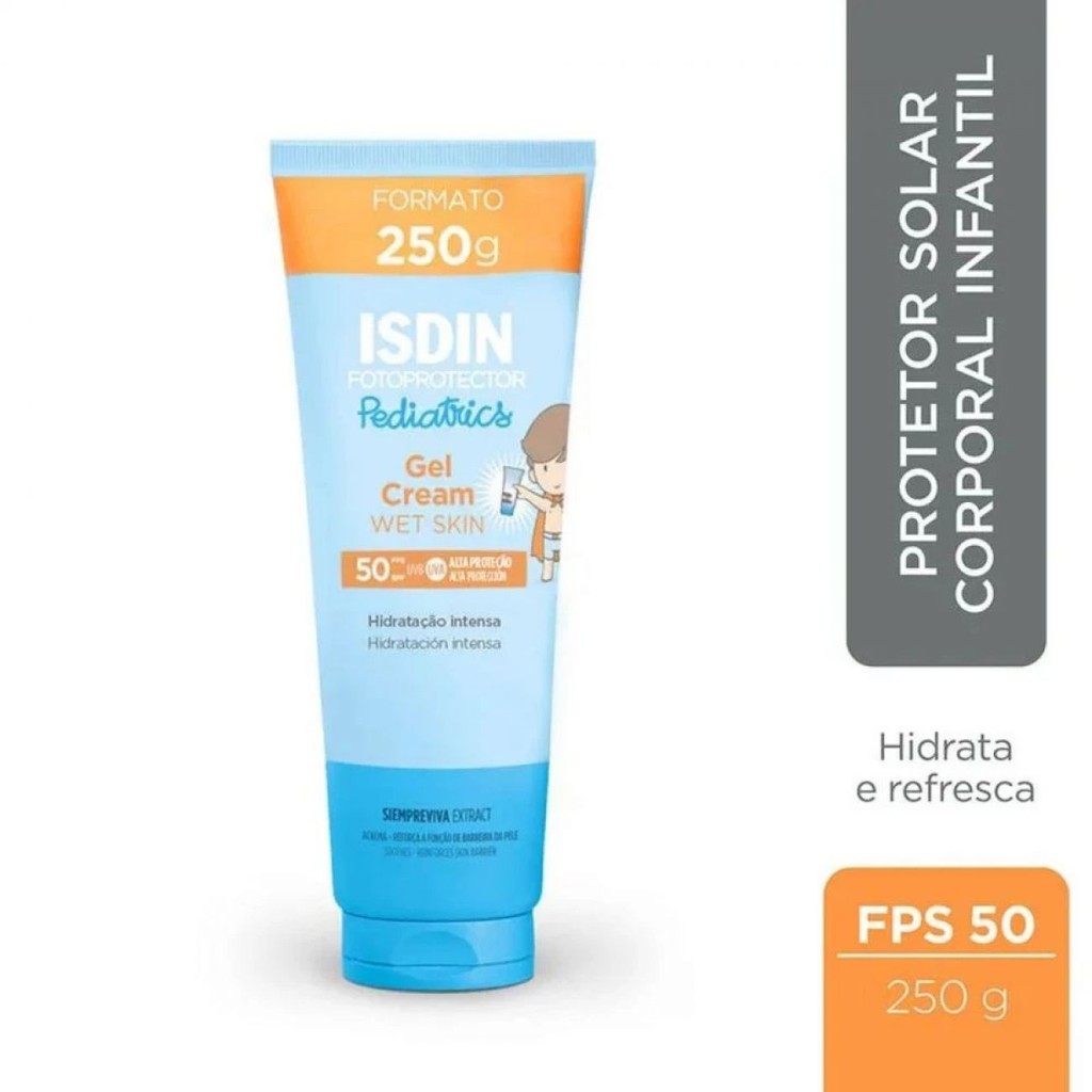 Protetor Solar Corporal Gel Cream Fps 50 Isdin 250g