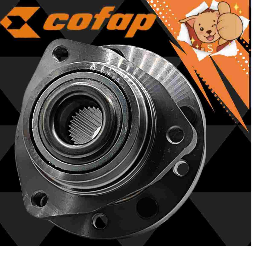 Cubo de Roda Blazer S10 4x4 1998 a 2011 Original Cofap Dianteiro com Rolamento sem ABS 5 Furos