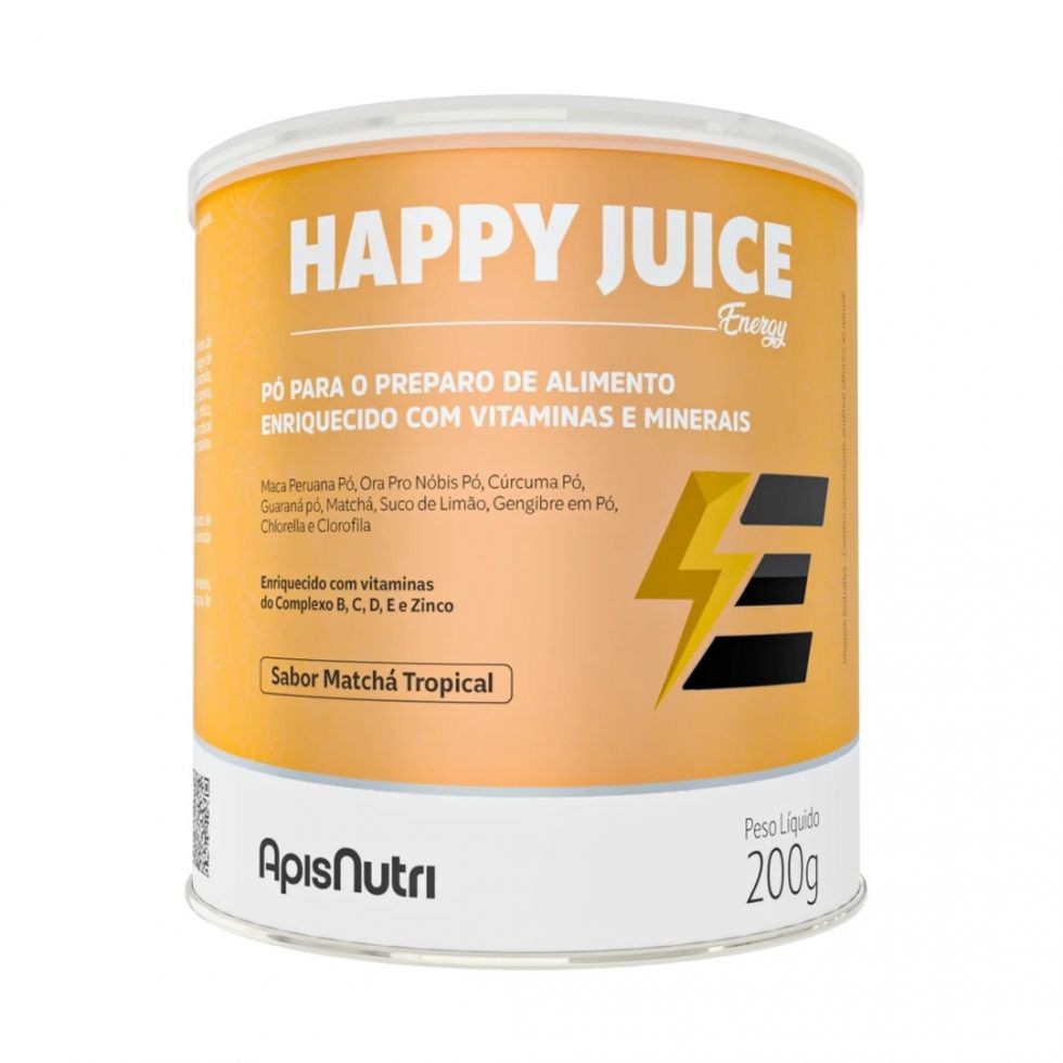 Happy Juice (200g) - Sabor: Matchá Tropical