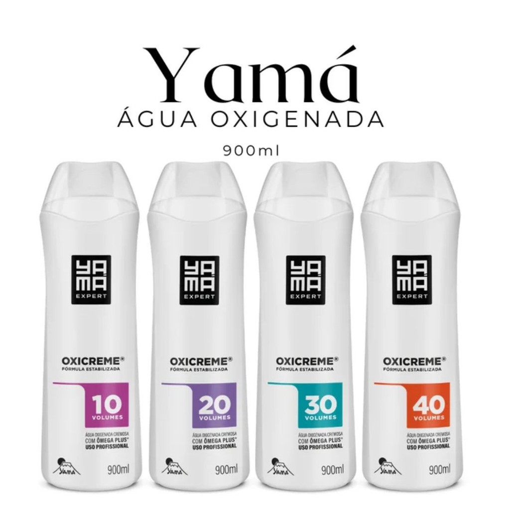 Água Oxigenada Cremosa Oxicreme Ametista 900ml 20VOL- 40VOL - Yama