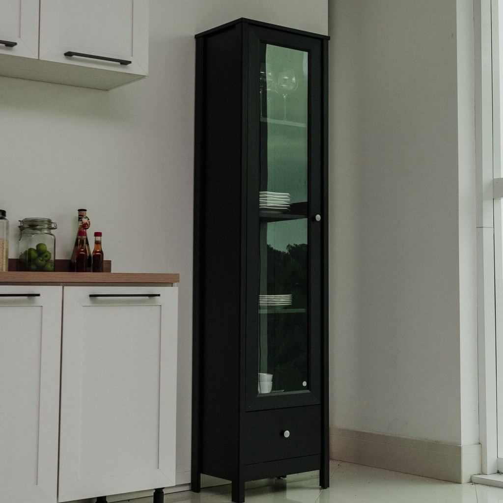 Cristaleira 1 Porta 1 Gaveta E-962 em Oferta na Shopee