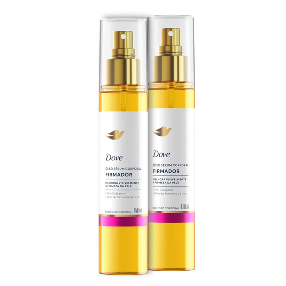 Kit 2 Dove Óleo Sérum Corporal Firmador Spray 150ml