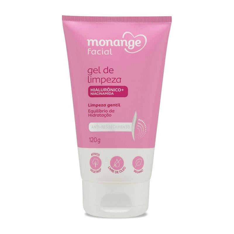 Gel de Limpeza Monange Facial Anti-Ressecamento 120g em Oferta na Shopee