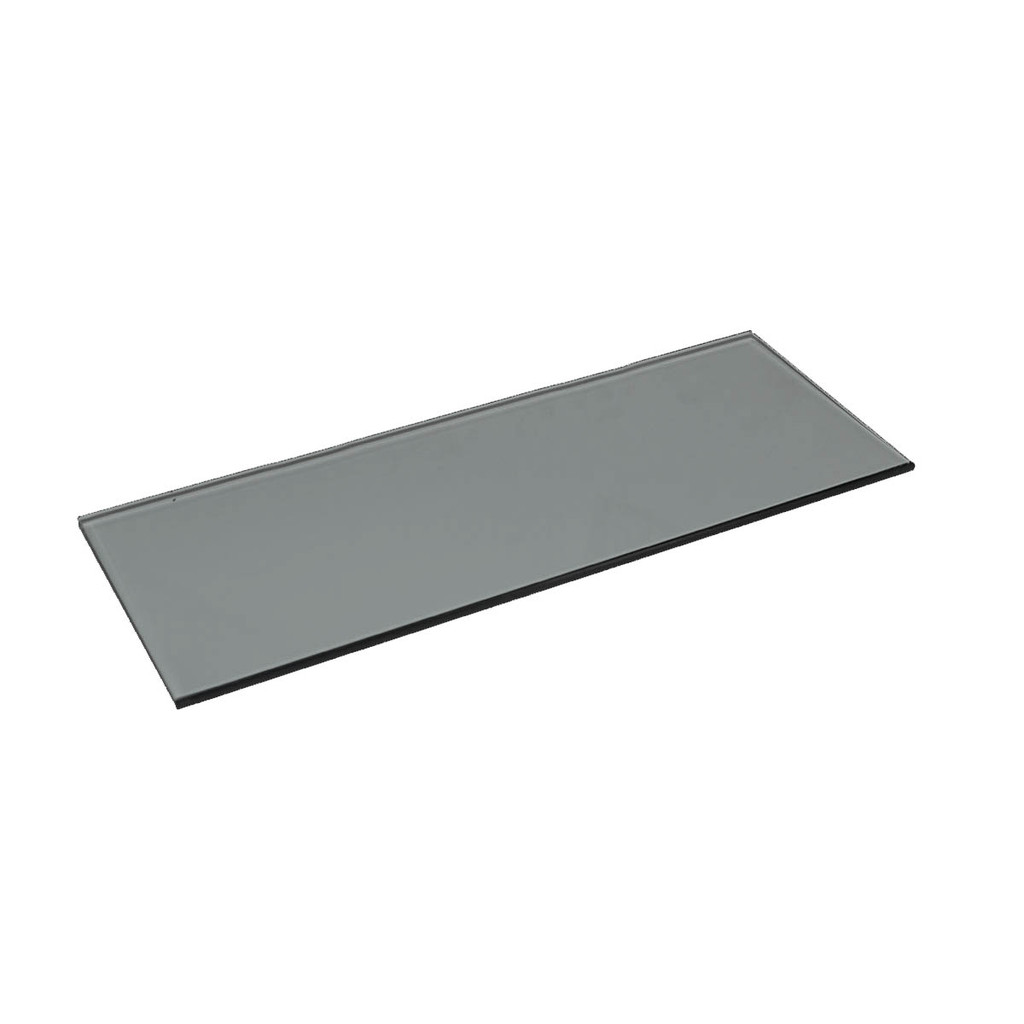 PRATELEIRA VIDRO 30CM X 20CM X 6MM FUME SEM SUPORTES