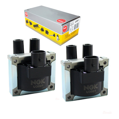 Kit 02 Bobina De Iginção Elba Fiorino Palio Prêmio Siena Ngk em Oferta na Shopee