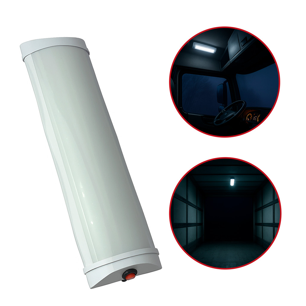 Luminária LED para Cabine de Caminhão 12V/30V Luz Interna Potente Econômica Resistente